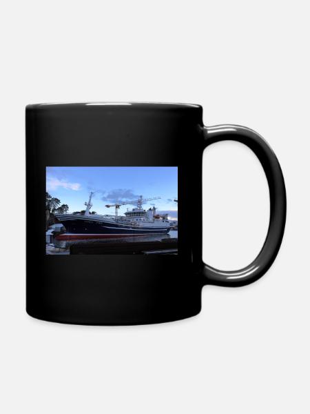 H-58-AV Steinevik - Tasse einfarbig - Schwarz