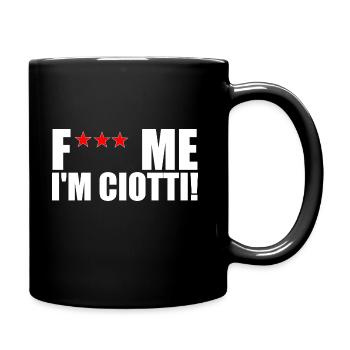 Fuck me I'm Ciotti - Mug uni - noir - Droite