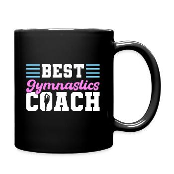 Best Gymnastics Coach Turner - Tasse einfarbig - Schwarz - Rechts