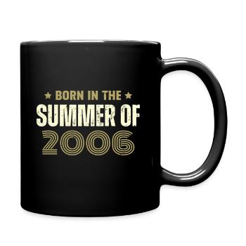 Vintage 2006 Vintage Birthday Gift 2006 - Full Colour Mug - black - Right