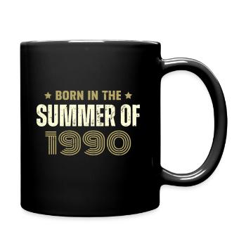 Vintage 1990er Vintage 1990er Jahre Geburtstagsgeschenk - Tasse einfarbig - Schwarz - Rechts