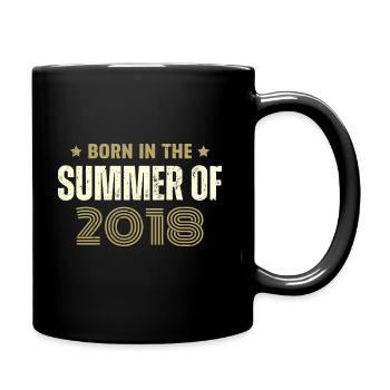 Vintage 2018 Vintage Birthday Gift 2018 - Full Colour Mug - black - Right