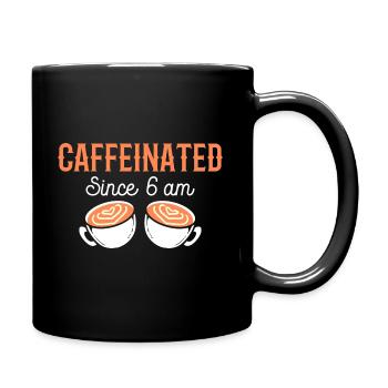 Lustiger Barista Kaffeeserver - Tasse einfarbig - Schwarz - Rechts