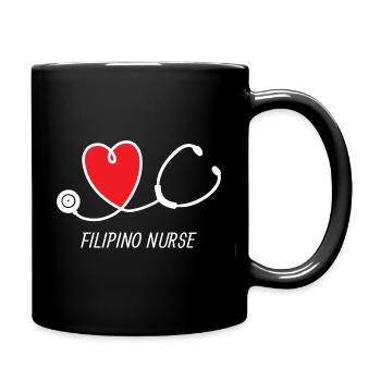 Philippines Nurse Flag I Gift - Full Colour Mug - black - Right