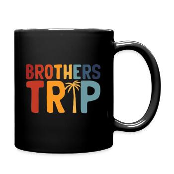 Sibling Brothers Journey - Full Colour Mug - black - Right