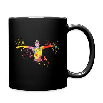 Artistic Swim Team Synchronschwimmen - Tasse einfarbig - Schwarz - Rechts