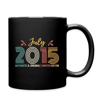 July 2015 Birthday July 2015 July - Full Colour Mug - black - Right