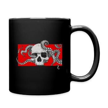 skull - Full Colour Mug - black - Right