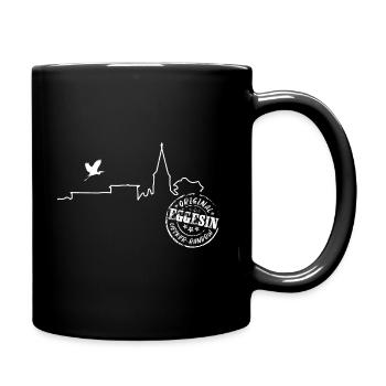 Eggesin Silhouette - Tasse einfarbig - Schwarz - Rechts