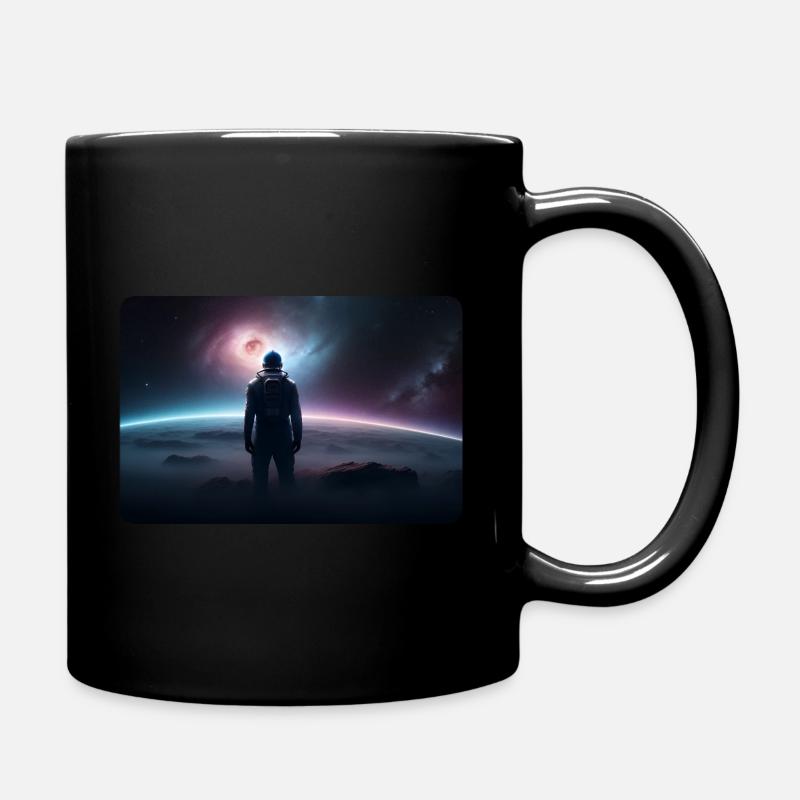 Lost in the Cosmos - Full Colour Mug - black