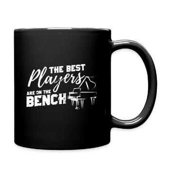 Piano The Best Players Are On The Bench - Full Colour Mug - black - Right