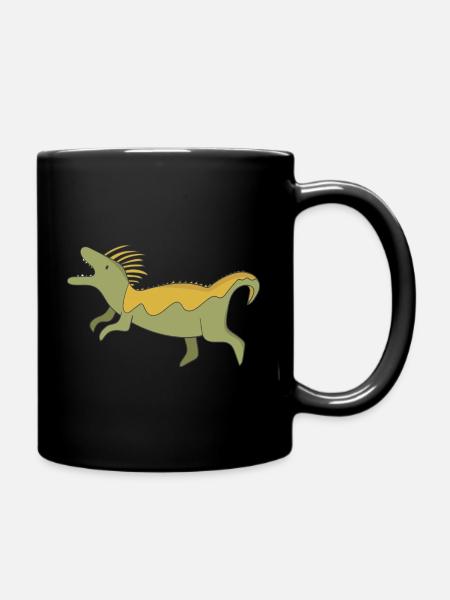 Dinosaurier - Tasse einfarbig - Schwarz