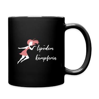 Lipoedema Fighter Pink Fairy - Full Colour Mug - black - Right