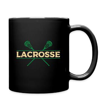 Lacrosse - Full Colour Mug - black - Right