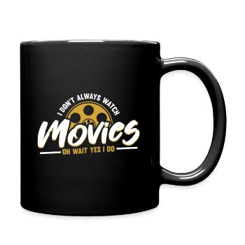 Film - Tasse einfarbig - Schwarz - Rechts