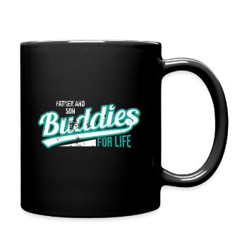 father and son - Full Colour Mug - black - Right