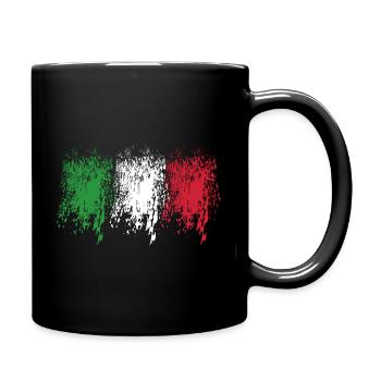 Tricolor - Italian flag - Full Colour Mug - black - Right