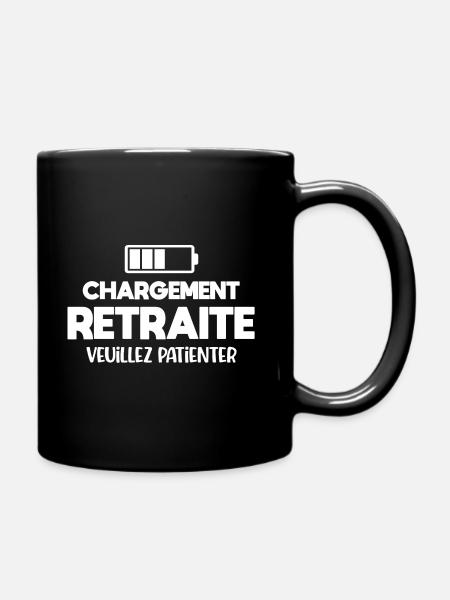 Chargement retraite cadeau drôle futur retraité - Mug uni - noir