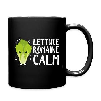 Laitue Romaine Calme - Mug uni - noir - Droite