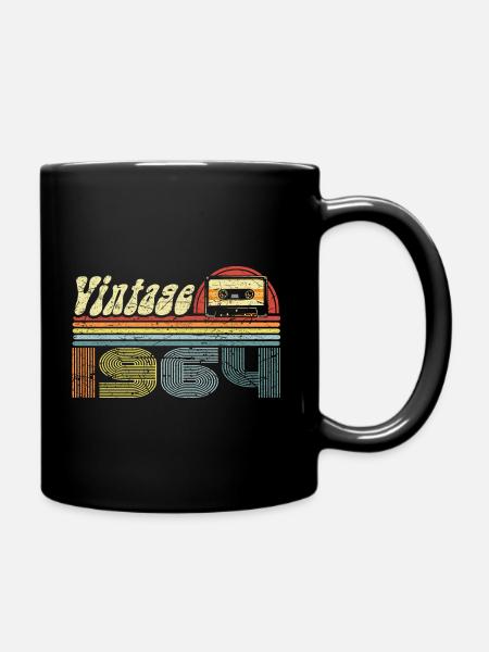 Mixtape de cassette Vintage 1964 - 57e anniversaire - Mug uni - noir
