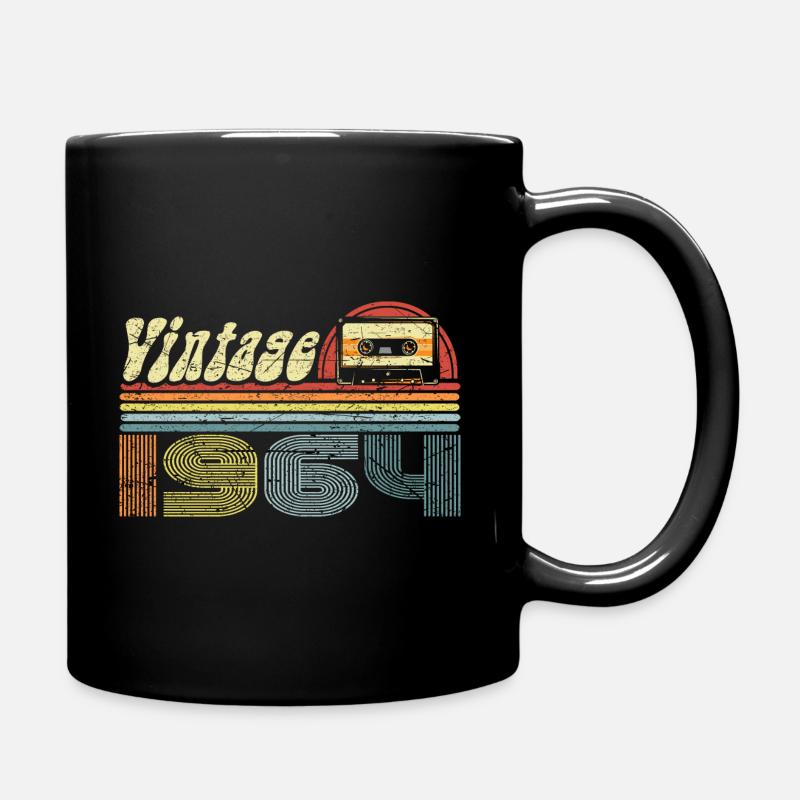 Mixtape de cassette Vintage 1964 - 57e anniversaire - Mug uni - noir