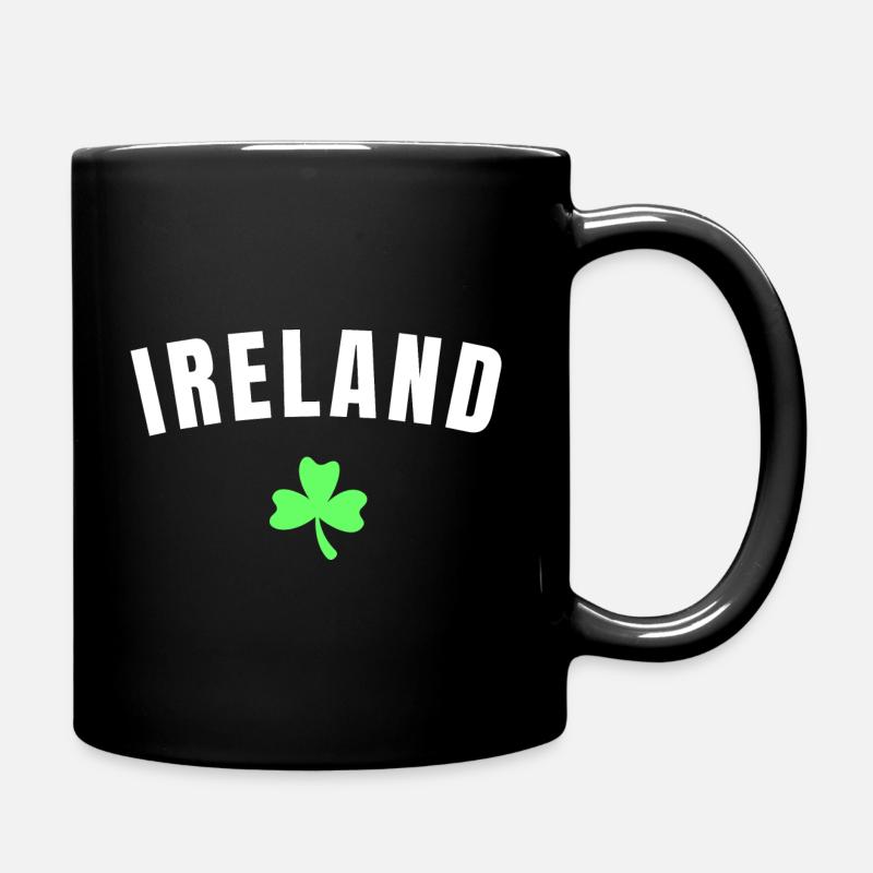 Irland - Tasse einfarbig - Schwarz