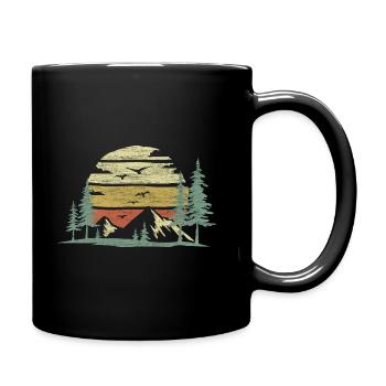 Nature Hiking Mountain - Mug uni - noir - Droite