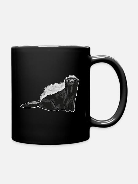 Honey Badger - Tasse einfarbig - Schwarz