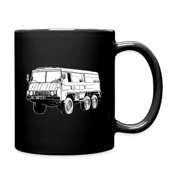Pinzghauer710K - Mug uni - noir - Droite