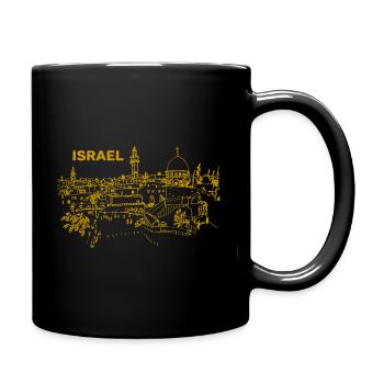 Israel - Full Colour Mug - black - Right