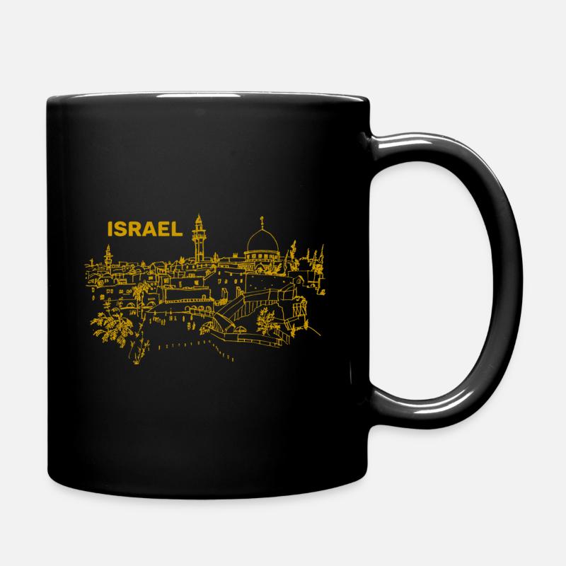 Israel - Tasse einfarbig - Schwarz