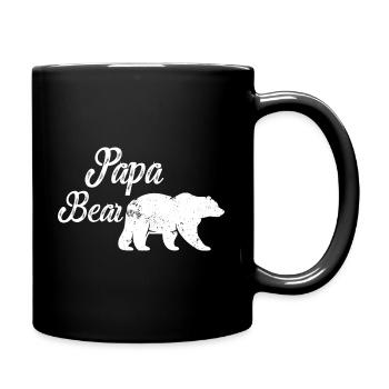 Papa Bear Papa Bear Father's Day - Full Colour Mug - black - Right