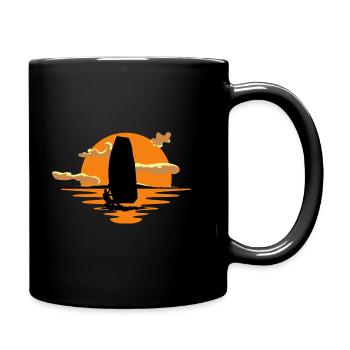 Windsurfer - Mug uni - noir - Droite