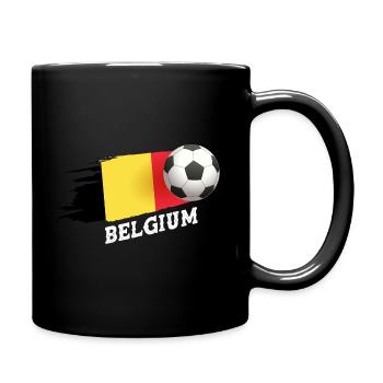 Belgien - Tasse einfarbig - Schwarz - Rechts