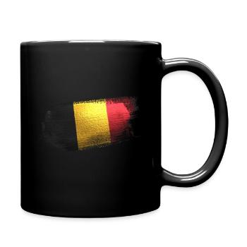 Belgium Europe Gift Idea - Full Colour Mug - black - Right