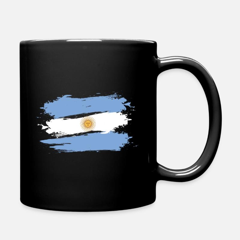 Argentinien - Tasse einfarbig - Schwarz