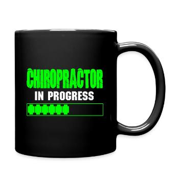 Physiotherapist Chiropractor Physiotherapy - Full Colour Mug - black - Right