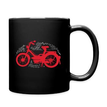 Mofa - Tasse einfarbig - Schwarz - Rechts