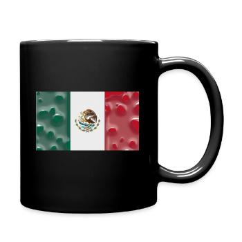 Mexiko - Tasse einfarbig - Schwarz - Rechts