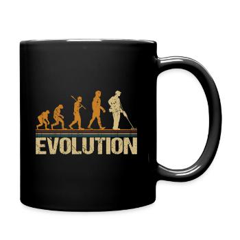 Probe-goer metal dector Evolution Vintage - Full Colour Mug - black - Right
