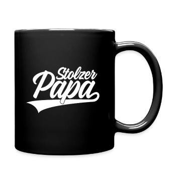 STOLZER PAPA VATI - Tasse einfarbig - Schwarz - Rechts