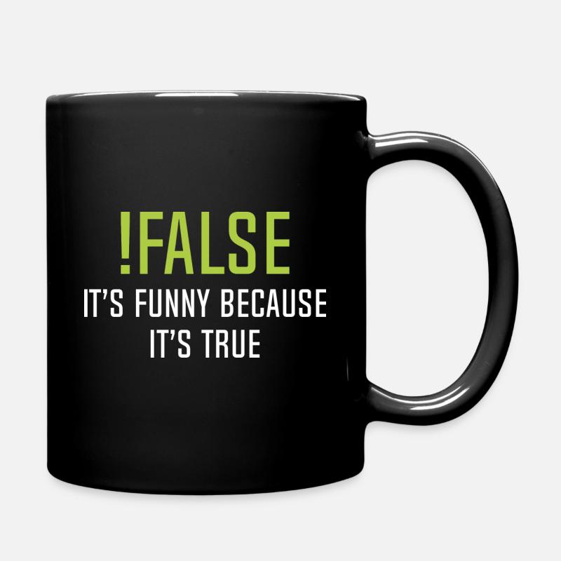 FALSE - Tasse einfarbig - Schwarz