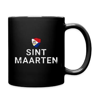Sint Maarten - Full Colour Mug - black - Right