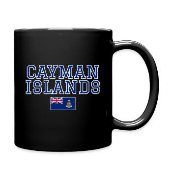 Cayman Islands - Full Colour Mug - black - Right