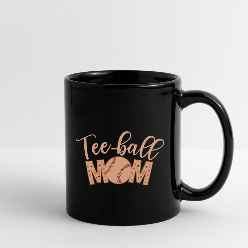 Teeball Mama Leopard Ball Mutter Tasse einfarbig