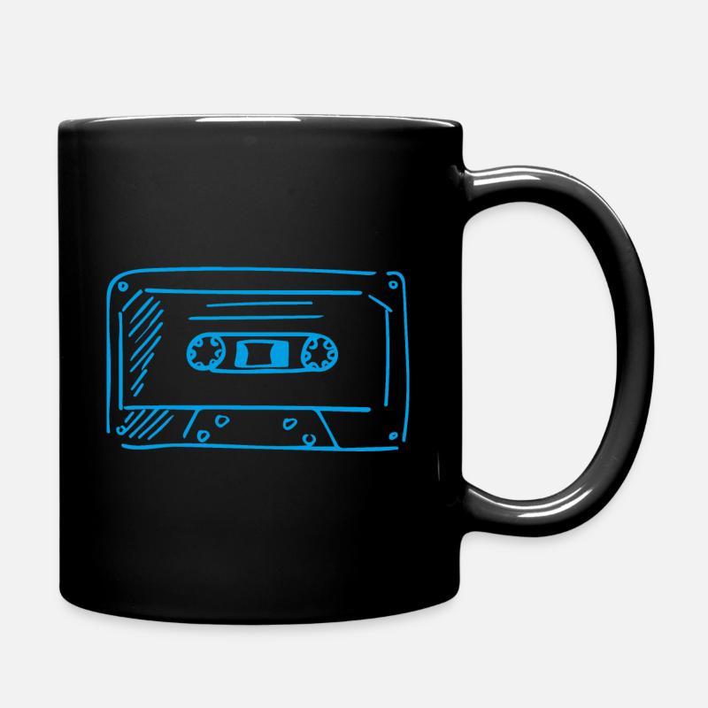 Kassette - Tasse einfarbig - Schwarz