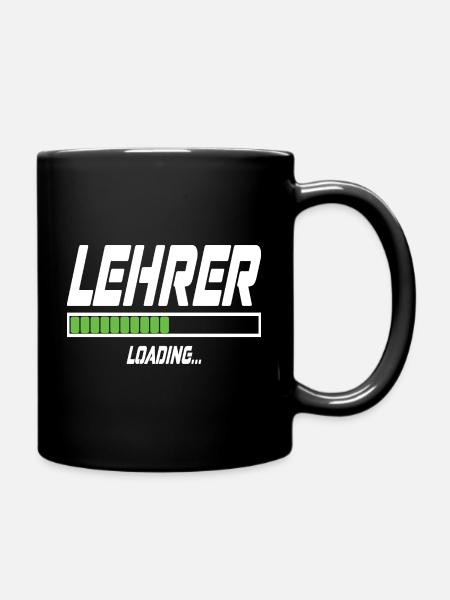 Lehrer Loading... - Tasse einfarbig - Schwarz