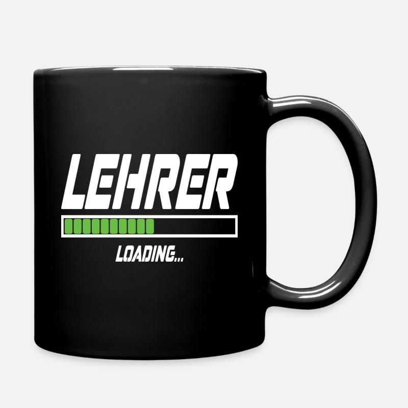 Lehrer Loading... - Tasse einfarbig - Schwarz