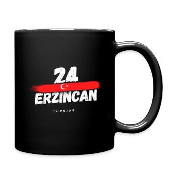 Erzincan 24 Türkiye Türkei - Tasse einfarbig - Schwarz - Rechts