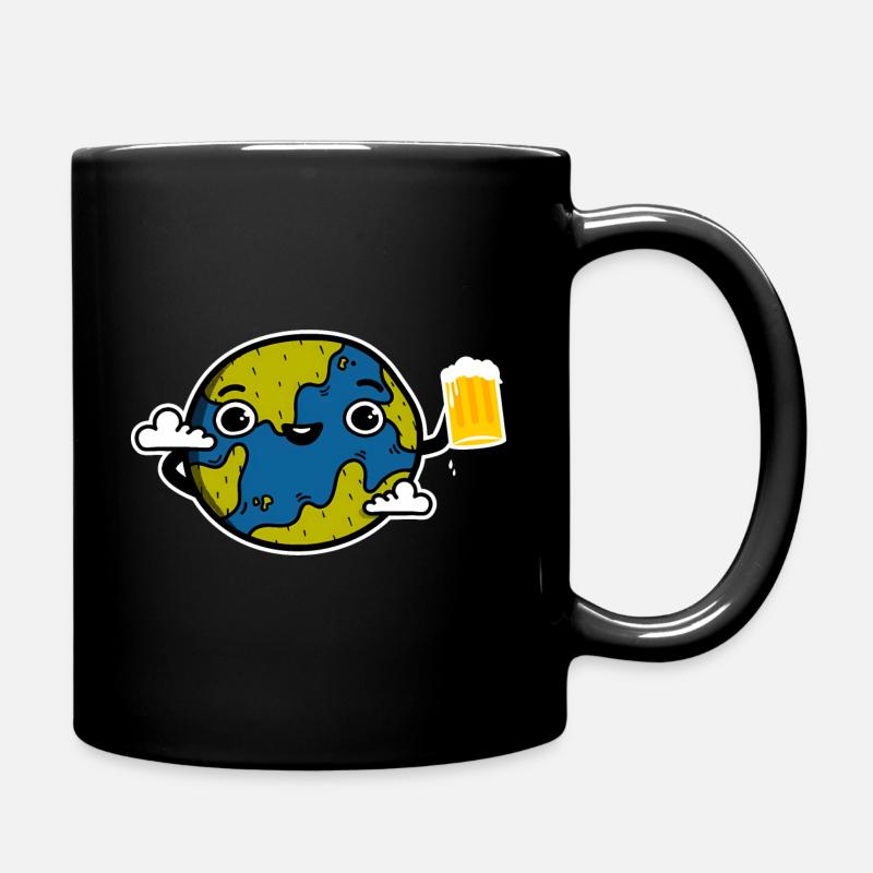 Planète Bière - Mug uni - noir